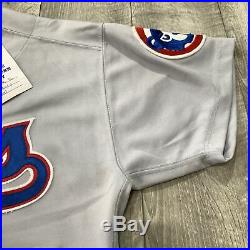 RARE Vintage Todd Haney #24 Chicago Cubs MLB Authentic Game Used Jersey Size 44