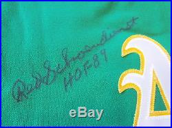 RED SCHOENDIENST 1978 Game Worn & Signed A's Coaches Jersey -with Lelands Letter