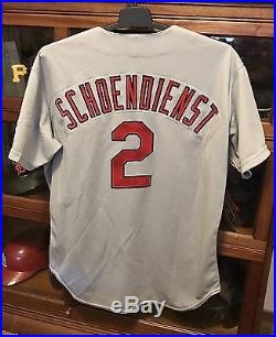 RED SCHOENDIENST Game Used Auto'd St. Louis Cardinals Jersey