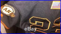 REDS / GIANTS Eric Davis game used worn jersey 10/5/01 LAST CAREER HIT & RBI