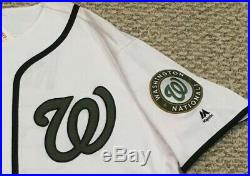 ROARK sz 48 #57 2017 WASHINGTON NATIONALS GAME USED JERSEY HOME MEMORIAL DAY MLB