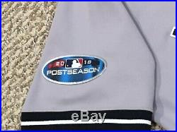 ROBERTSON #30 sz 46 2018 Yankees Game Jersey issued ROAD POST SEASON MLB STEINER