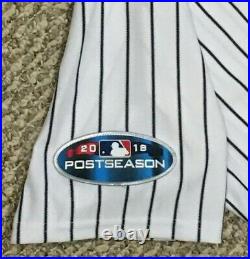 ROBERTSON #30 sz 46 2018 Yankees Game Used Jersey HOME POST SEASON STEINER MLB