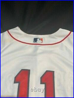 Rafael Devers 2019 Boston Red Sox Game Used Jersey LONDON SERIES with MLB Auth