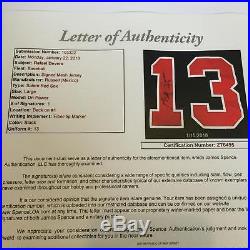 Rafael Devers Rookie Signed Game Used Boston Red Sox Minor League Jersey JSA COA