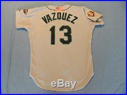 Ramon Vazquez 2001 Seattle Mariners game used jersey size 46