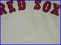 Rare 1974 Carlton Fisk Game Worn Used Boston Red Sox Jersey Pullover Miedema Loa