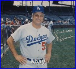 Rare 1975 Tom Lasorda Dodgers Game Used Worn Road Jersey #52 Third Base Coach