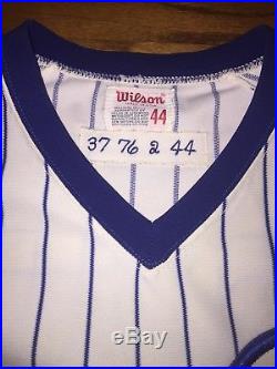 Rare 1976 Chicago Cubs Game Used Wilson Home Pullover Jersey Centennial Year