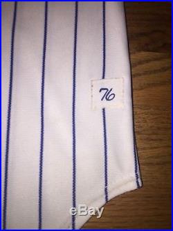 Rare 1976 Chicago Cubs Game Used Wilson Home Pullover Jersey Centennial Year