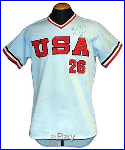Rare 1984 Mark McGwire Team USA Game Used Signed Autographed Jersey Olympics JSA
