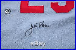 Rare 1991 Jim Thome Rookie Game Used Signed Cleveland Indians Jersey PSA/DNA