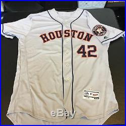 Rare 2017 Houston Astros Team Signed Jackie Robinson Day Jersey MLB Authentic