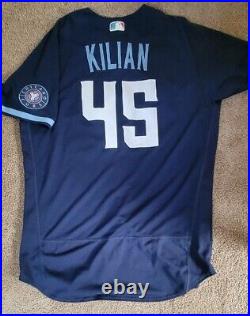 Rare 2022 Chicago Cubs Caleb Kilian Game Issued Used Jersey City Connect