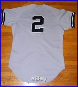 Rare Bobby Murcer Game Used Worn 1980 New York Yankees Jersey Derek Jeter # 2