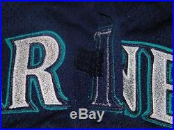 Rare Ken Griffey Jr 98-99 Game Used Signed Jersey Seattle Mariners Miedema Jsa