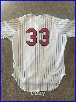 Rare Rawlings Fort Ft Myers Miracle Game Worn Jersey Twins Morneau 48