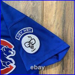 Rare Vintage CHICAGO CUBS Dave Trembley Game Worn MLB Jersey Harry Caray Patch