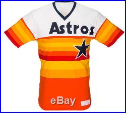 Ray Knight 1984 Houston Astros Tequila Sunrise Game Used Worn Vintage Jersey