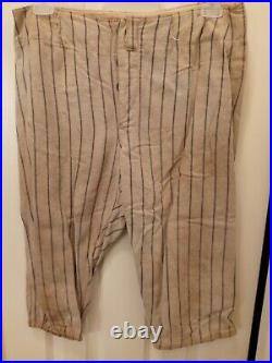 Reach Sun Collar 1920's Baseball Uniform Grey with Blue Pin Stripe