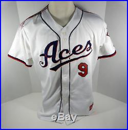 Reno Aces #9 Game Used White Jersey