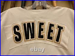 Rick Sweet 1996 White Houston Astros Game Used Jersey 1962-96 Patch