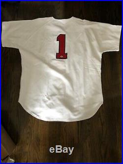 Rickie Weeks 2001 Team USA Signed Game Used Jersey / Full Loa