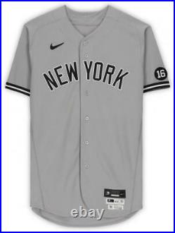 Rob Brantly New York Yankees Player-Issued #62 Gray Jersey from the