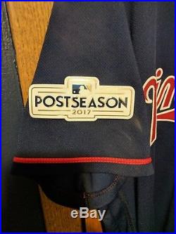 Robbie Grossman Minnesota Twins Game Used Postseason Jersey
