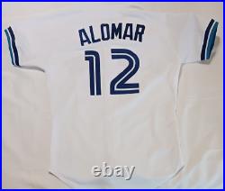 Roberto Alomar Autographed 1993 Blue Jays (Replica) Jersey withWorld Series Patch