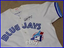 Roberto Alomar Game Worn Signed Jersey 1993 Toronto Blue Jays HOF