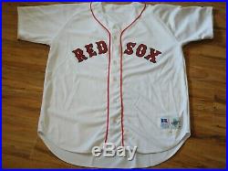 Roger Clemens Game Used Worn 1996 Boston Red Sox Signed Jersey Grey Flannel