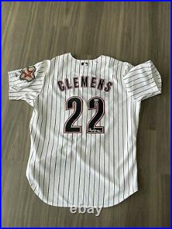 Roger Clemens Game Used Worn Signed Auto Houston Astros