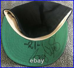 Roger Clemens Signed Game Issued Worn Used Hat Boston Red Sox