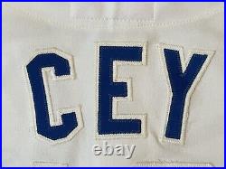 Ron Cey Los Angeles Dodgers Game Worn Used Jersey Chicago Cubs The Penguin