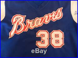 Ron Reed 1974 Atlanta Braves game used jersey