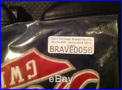 Ronald Acuna Game Used Jersey Shows Heavy Use Braves