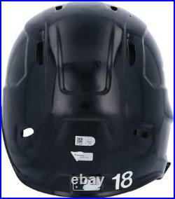Rougned Odor New York Yankees Player-Issued #18 Navy Batting Helmet