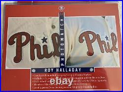 Roy Halladay Philadelphia Phillies Game Used Worn Jersey MLB Auth 202nd Win