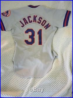 Roy Lee Jackson 1980 Mets #31 Game Used Road Jersey