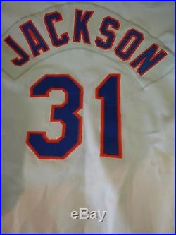 Roy Lee Jackson 1980 Mets #31 Game Used Road Jersey