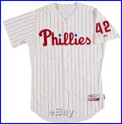Roy Oswalt Game Used 2011 Philadelphia Phillies Jackie Robinson Day Jersey MLB