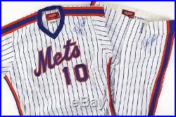 Rusty Staub 1984 Mets Game Used Mets Signed Home Uniform