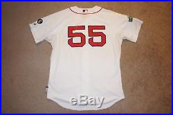 Ryan Kalish Boston Red Sox Game Used Worn Jersey, Fenway 100 & Pesky Patches