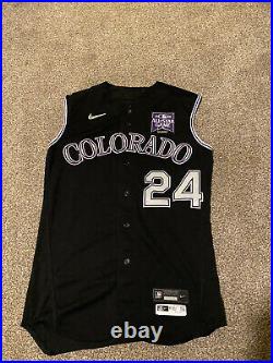 Ryan McMahon 2021 All Star Patch Colorado Rockies Issued Game Jersey Maybe Used