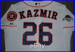 Scott Kazmir Houston Astros Game Used Worn 2015 Jersey Angels Dodgers Athletics