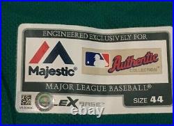 SEAGER #15 size 44 2019 Mariners game used jersey home teal 150 patch MLB HOLO