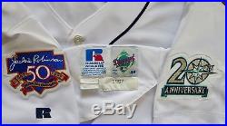 SEATTLE MARINERS/KEN GRIFFEY Jr. GAME-USED BASEBALL JERSEY WithRARE PATCHES. & COA