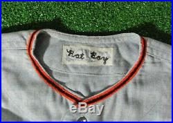 SF Giants Game Used Jersey Vintage 1972 Bat Boy San Francisco Giants WithLOA