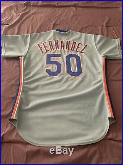 SID FERNANDEZ 1988 PLAYOFFS NY METS GAME WORN USED JERSEY Hawaii